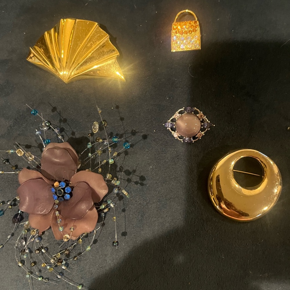Elegant Gold and Brown Jewelry Set